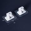 4pcs Nail-Free Adjustable Curtain Rod Holder Clamp Curtain Rod Brackets