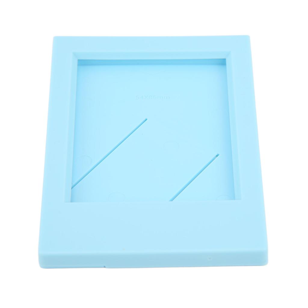 Photo Frame Plastic Rectangle Desktop Classical Stand Picture Frame for for 3in Photos