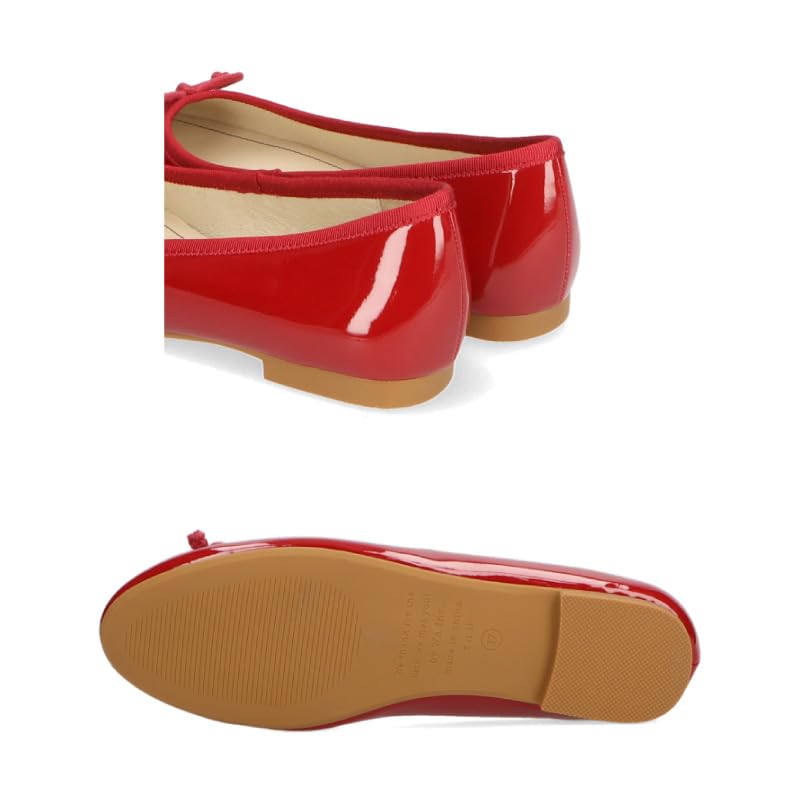 Women's Ballet Flats, Jumping Pumps, Cushioned, Round Toe, Ribbon, Available In Plus and Petite Sizes, Cute and Stylish, Black, R-4006