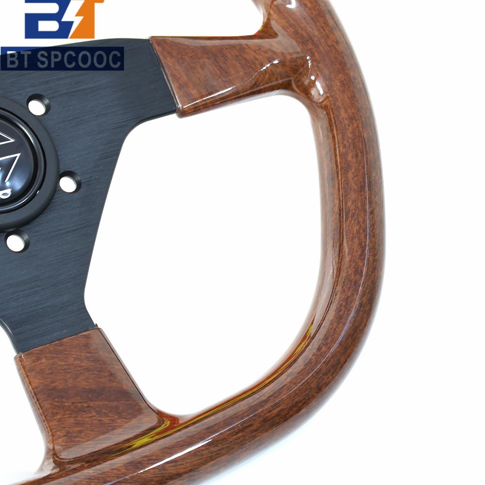14inch 350mm Micro Concave Steering Wheel Wood Car Sport Steering Wheels M0610
