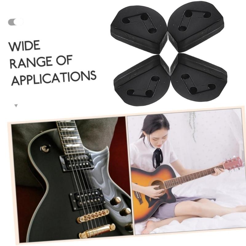 12Pcs Classical Guitar String Retainer Guitar String Ties Bridge Beads Guitar Rollers String Trees for Folk Guitar