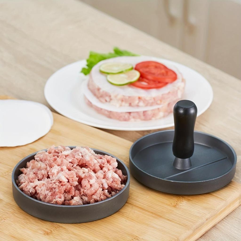Non-Stick Smash Burger Press Hamburger Patties Meat Masher Circular Meat Press Mold for Deli Meats Kitchen BBQ Grill