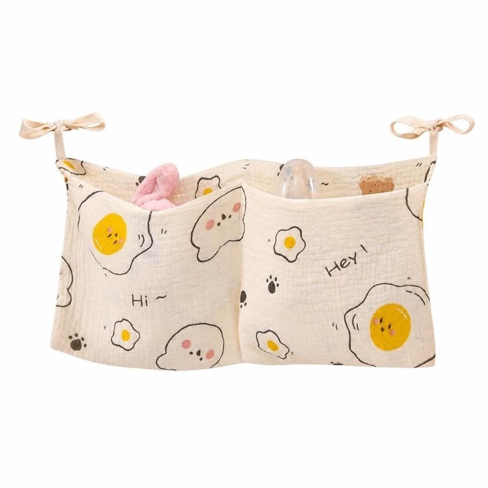 Portable Diaper Storage Bag Multi-Function Baby Bedside Bag Crib Hanging Storage Bag  Baby Newborn