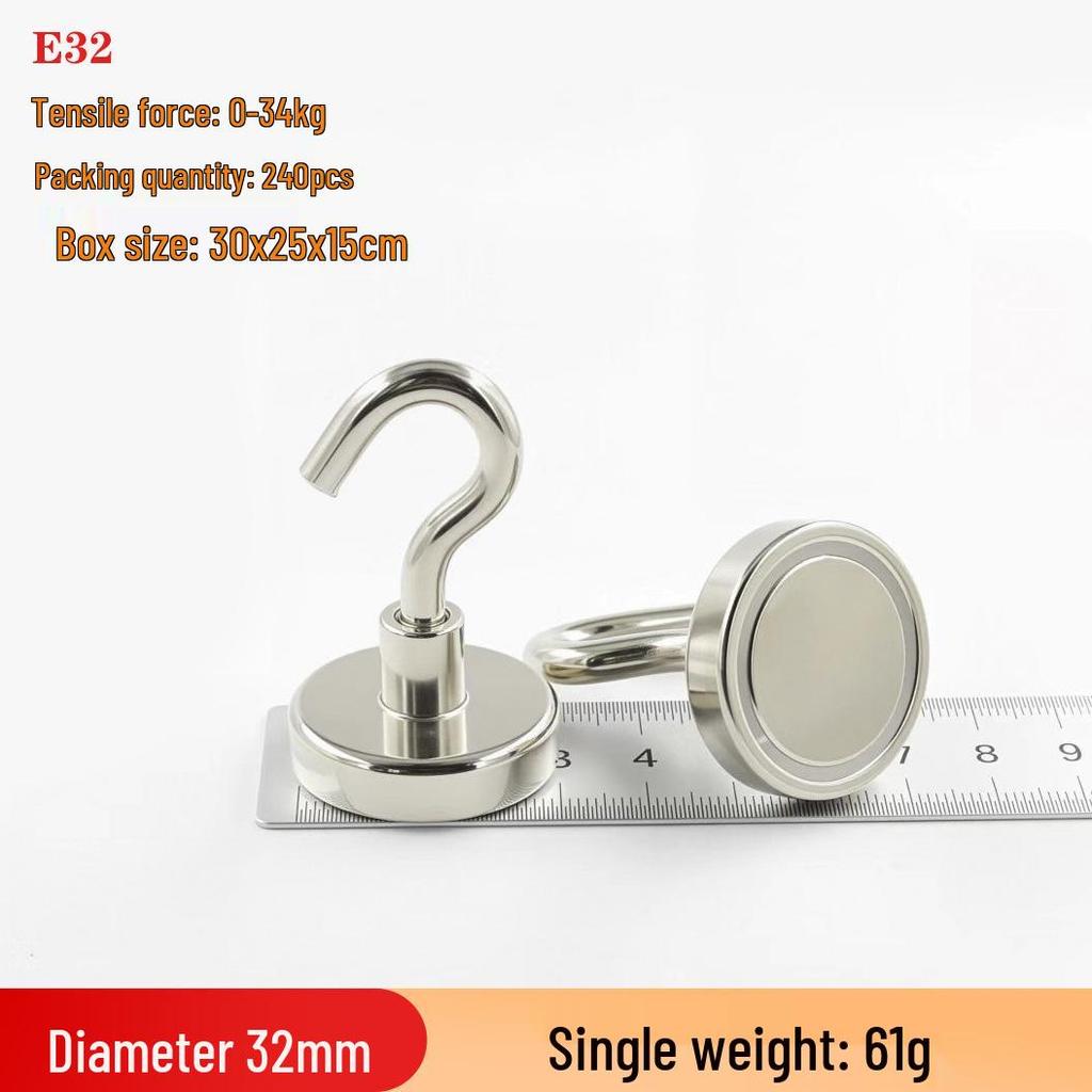 Magnetic Hook for Kitchen Storage - Strong, Hole-Free Back-of-Door Solution