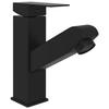 VidaXL Retractable Basin Faucet Black Finish 157x172 Mm