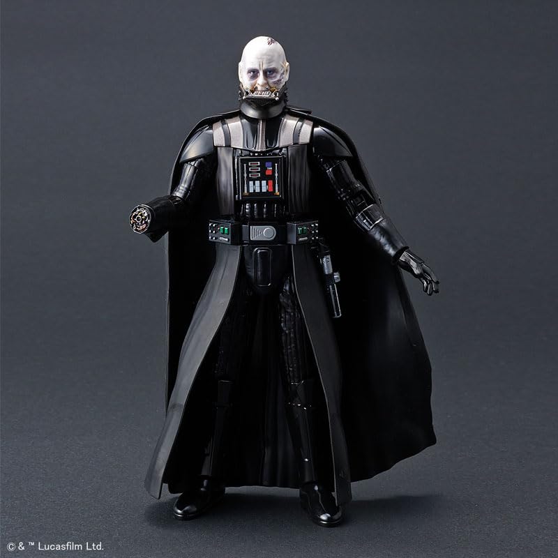 BANDAI SPIRITS Star Wars Darth Vader Plastic Model Packaging 1/12 Pre-Colored (New Version)