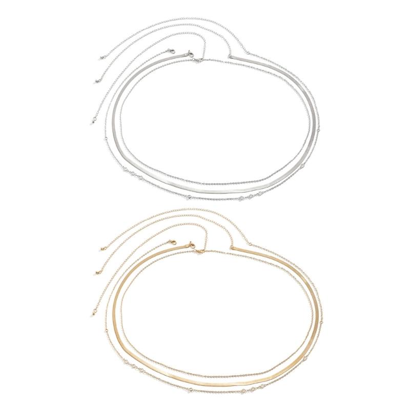 Versatile Multi Layer Snake Chain Waist Belt Stylish Women's Belly Chain Body Jewelry for Casual and Formal Attire