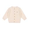 Cream Long Cardigan Mkrtga01