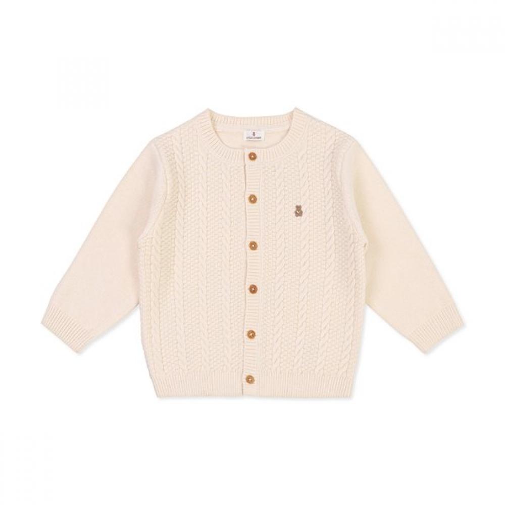 Organicmom Cream Long Cardigan Mkrtga01 90