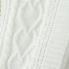 2024 Autumn/Winter Women's Loose Cable Knit Cardigan Sweater
