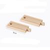 New Wooden Train Track Adapter Rail Building Block Connector Compatible All Brand Wood Railway Wooden Train Track Accessories