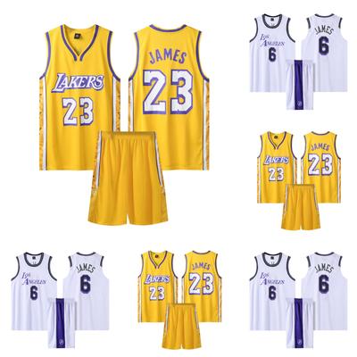 Basketball Clothes Kids Basketball Suit Classic Tops + Pants Basketball Jerseys Suit Set