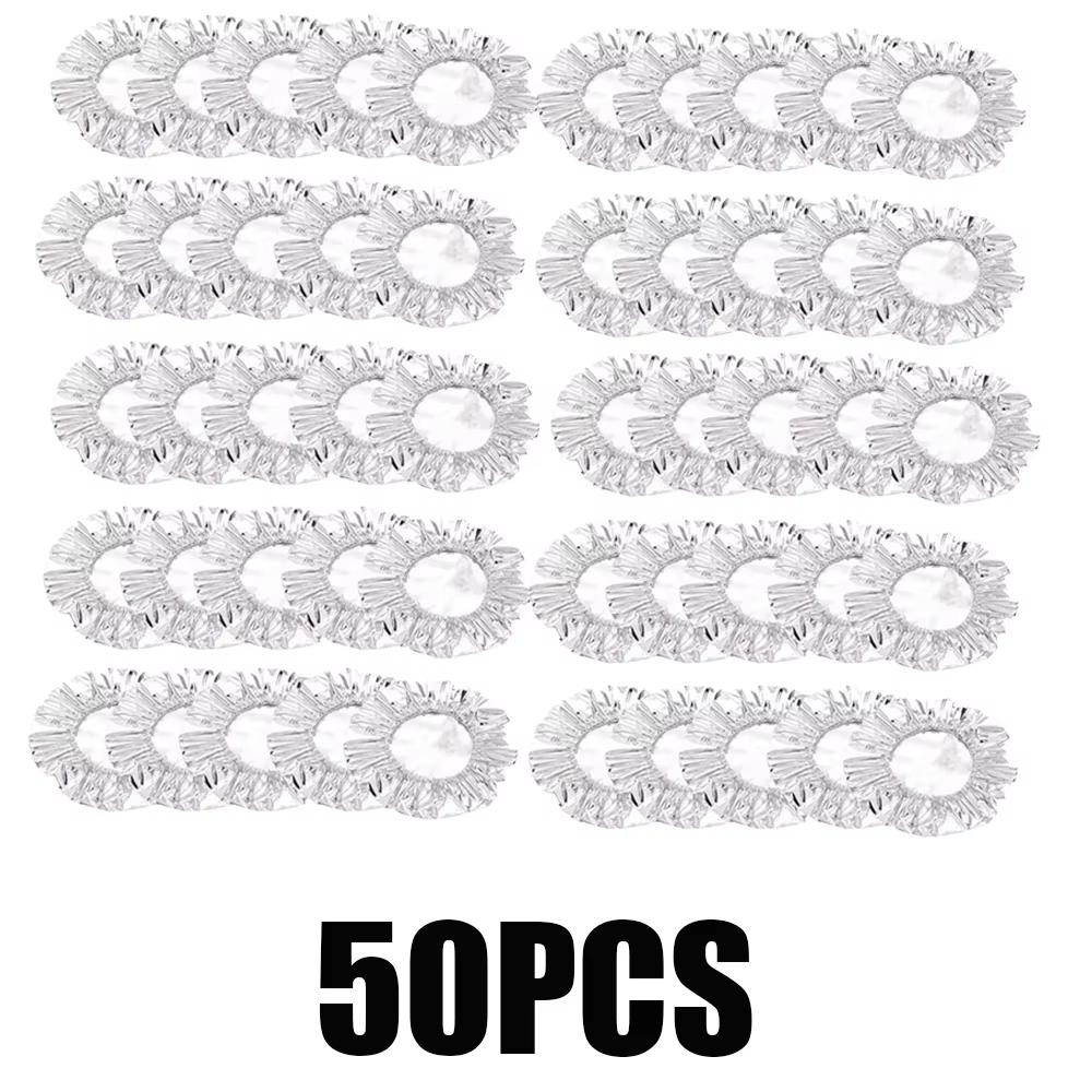 10-40PCS Repeatable Aluminum Foil Insulation Covers Eco-Friendly Kitchen Food Covers for Bowls & Dishes Storage for Kitchen