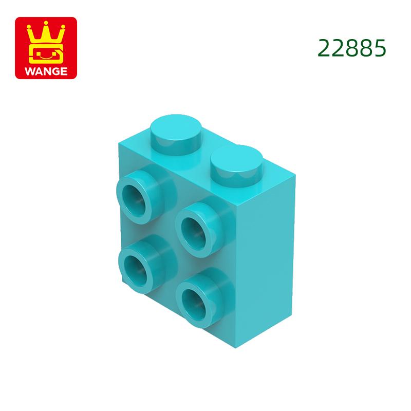 Non-Toxic 77Pcs/Lot 1X2X1 2/3 With Studs On 1 Side Block Moc Color Accessories Compatible With 22885 Brick Diy Children Toy Assembly