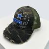 New Unisex Broken Style Letter Star Niche Baseball Hats Mesh Sunshade Personal Versatile Camo Peaked Caps Fashion Distress Retro