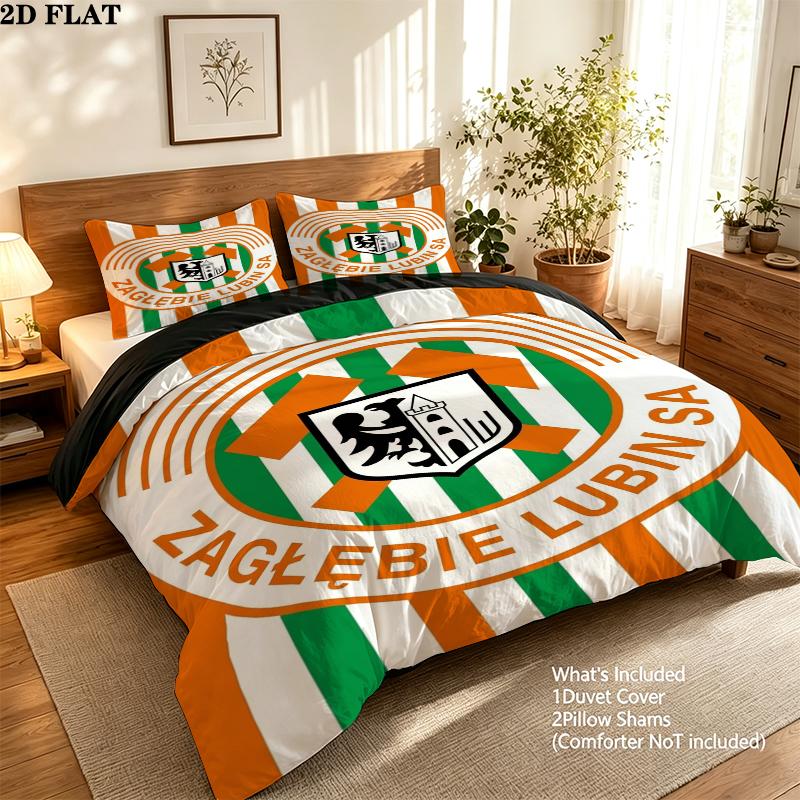 Zagbie Lubin Pattern Bedding uilt Set uilt Cover Pillowcase Home Decoration Birthday Gift (1 * duvet cover + 2 * pillowcase without core)