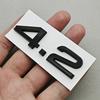 3D ABS Car Logo 1.9 2.0 2.8 3.0 4.2 TDI 3.6 Sticker Trunk Emblem Rear Badge For  Audi A3 A4 A5 A6 A7 A8 Q3 Q5 Q7 Q8 Accessroies