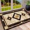 Elegant Geometric Pattern Kitchen Mat, Colorful Non-Slip Indoor Carpet, Decorative Floor Rug for Bathroom Bedroom Home Decor