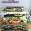 Pooh Friends Acre Wood Print 3Pcs Bedding Setduvet Cover With 2 Bedropillowcase Home Birthday Gift