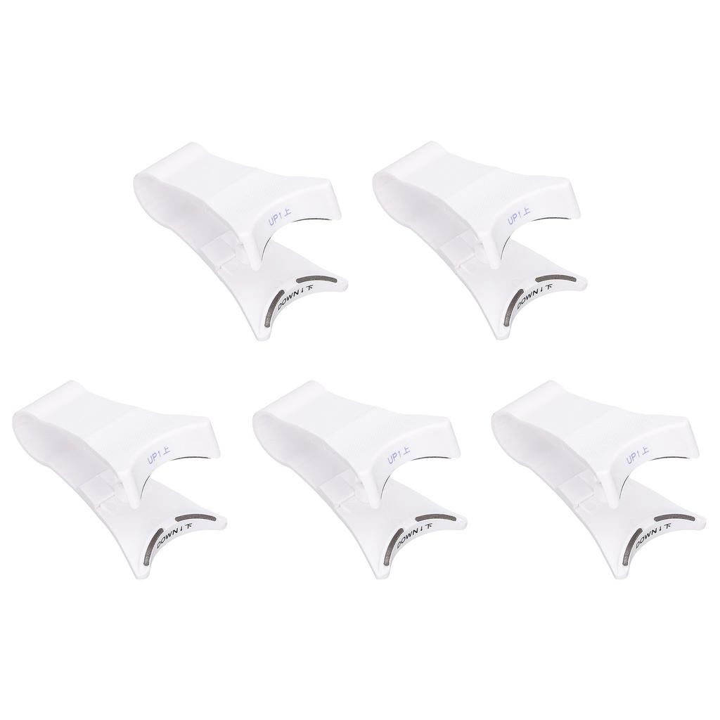 5pcs Magnetic Eyelash Applicator Clip Wide Angle Arc Easy Wearing Eyelashes Helper Tool