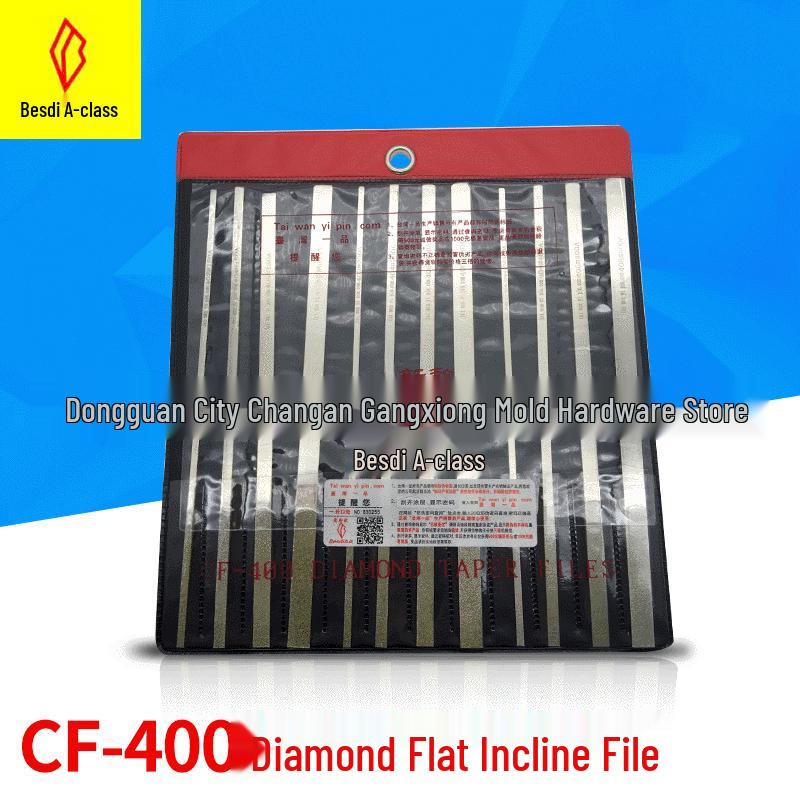 

A-Grade Diamond Flat Bevel File Set CF-400 Model 406 - Grit 200 - Duplicate