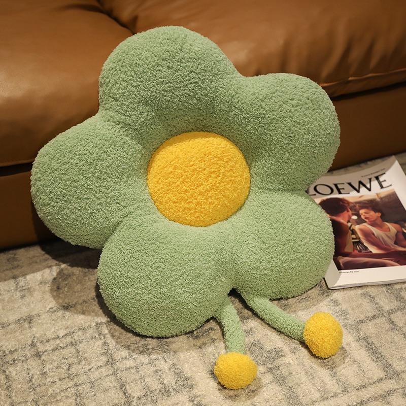 Thickened Warm Flower Cushion Bedroom Floor Cushion Office Waist Cushion Dormitory Seat Cushion Cute Hip Cushion Seat Cushion