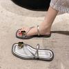 Fashion Outside Black Slides New Fashion Woman Slippers High Quality H Sandal Korea Style Sandals Vip On Offer Non Slip Shoes for Women