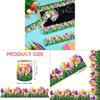 Spring Tulip Flower Party Classroom Decor Paper With Color Printing For Home And Event Use