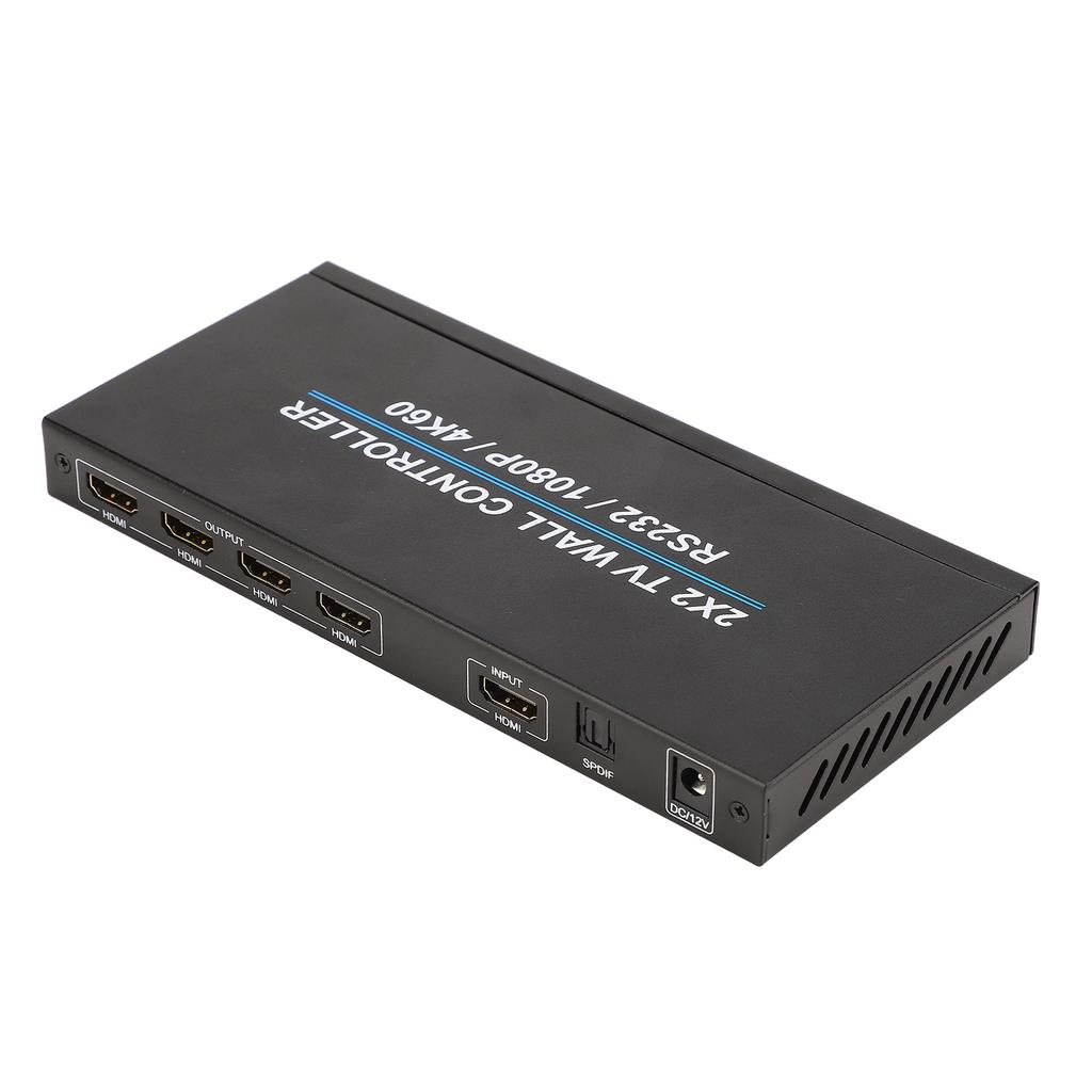 2x2 HD Multimedia Interface Video Wall Controller 4K and 60HZ HD Display 180 Degree Rotate TV Wall