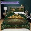 Coins&Rainbows Pattern Bedding uilt Set uilt Cover Pillowcase Home Decoration Birthday Gift (1 * duvet cover + 2 * pillowcase  without core)115