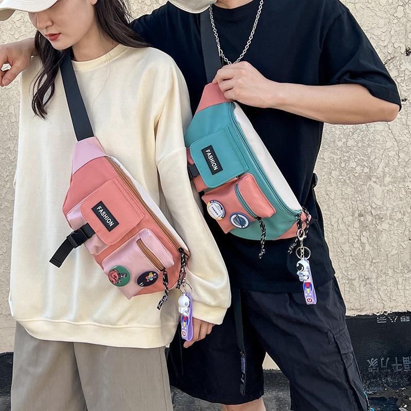 Multifunctional Casual Waist Bag Chest Bag Outdoor Sports Portable Mobile Phone Bag Crossbody Bag Large Capacity Shoulder Bag Armpit Bag Wallet