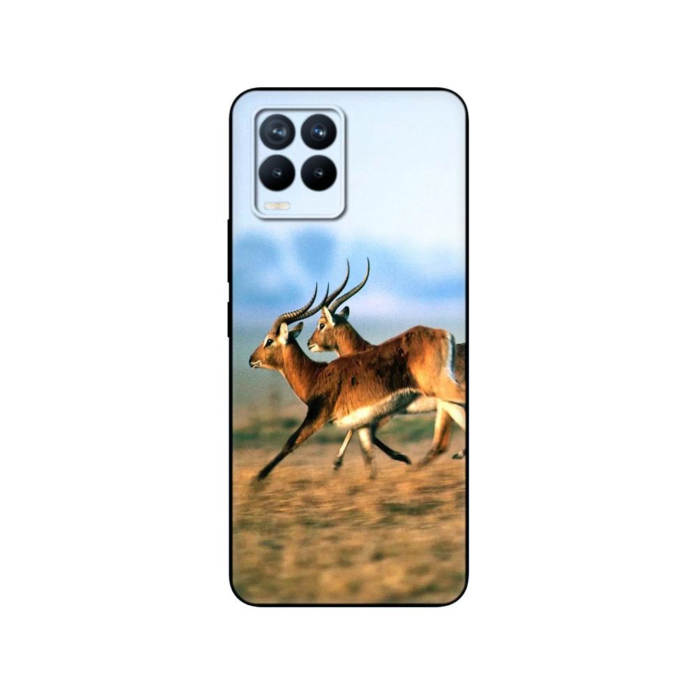 Pre puzdro Realme 8 6,4 palca Zadný kryt Pre puzdro na telefón Realme 8 Pro OPPO Realme8 4G RMX3085 Nárazník Mäkký silikónový 8pro čierne tpu puzdro