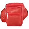 NOORA Red Soft Lambskin Leather Fanny Bags | Stylish Handmade Waist Bags for Unisex |