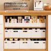 Organizador de cocina estrecho de gran capacidad para almacenamiento de especias y artículos del hogar