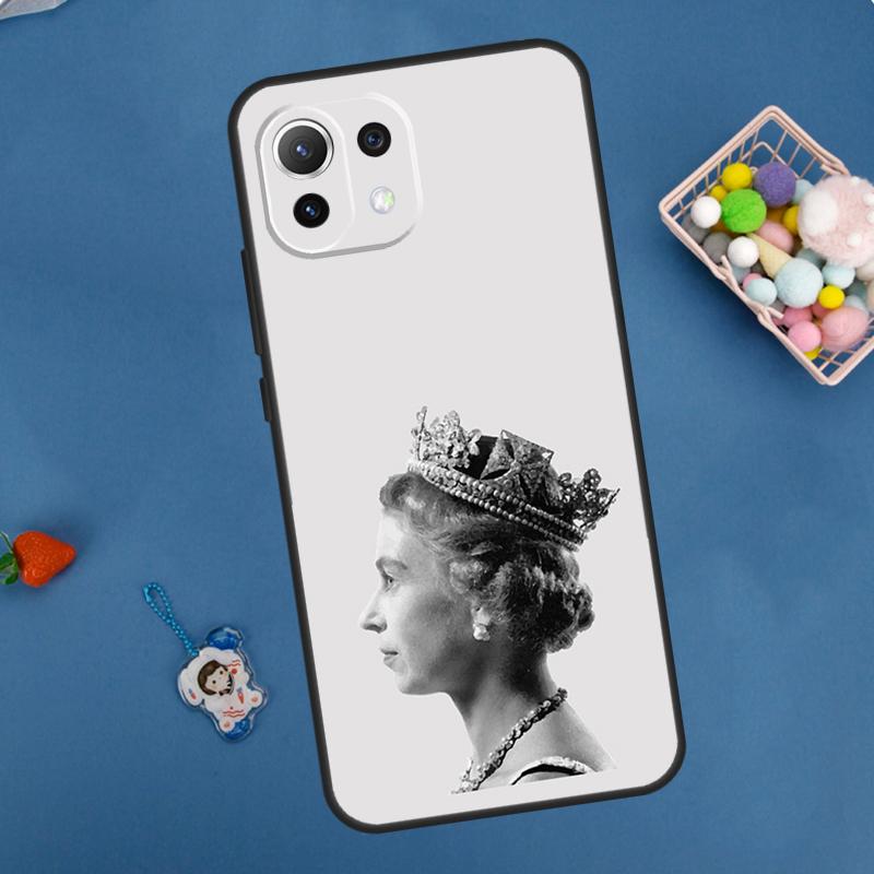 England Queen Elizabeth II Case For Xiaomi 11T 12T 13T 14T Pro 13 14 15 Ultra POCO X7 Pro X3 X5 X6 M6 F5 F6 Pro Cover