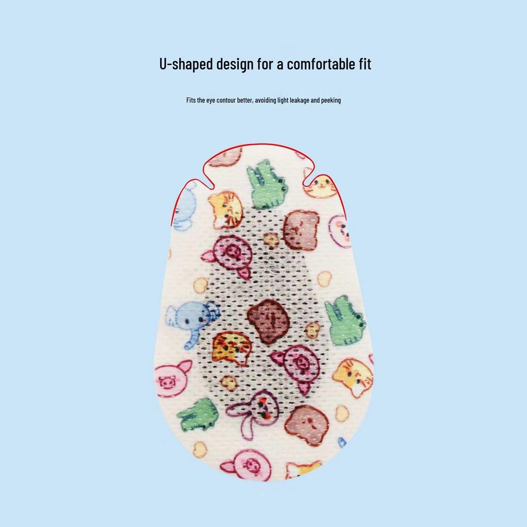 Children's Amblyopia Cartoon Eye Patch for Strabismus – Full Coverage & Breathable.