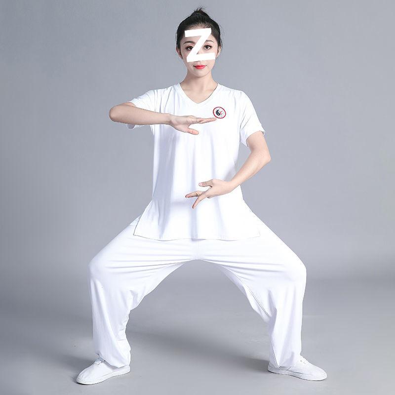 Spring Style Tai Chi Suit Set for Men and Women - Middle-Aged & Elderly Performance and Practice Wear
