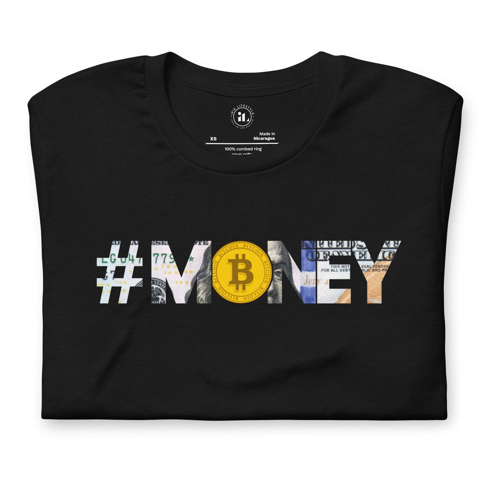 #BITCOIN MONEY Unisex t-shirt L