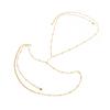 Bohemian Beads Chest Chain Gold Color Bikini Belly Chain Creative Bikinis Beach Jewelry  Women