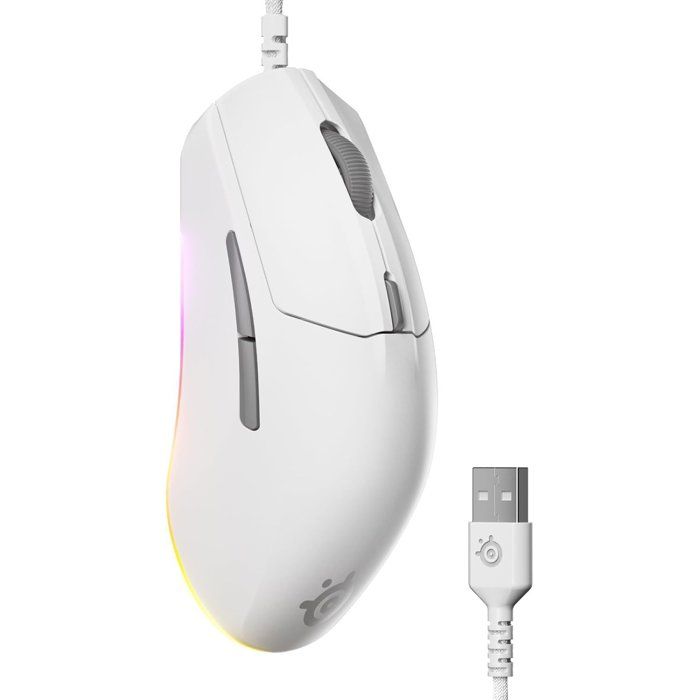 Souris gaming filaire - STEELSERIES - Rival 3 Gen 2 - Blanc