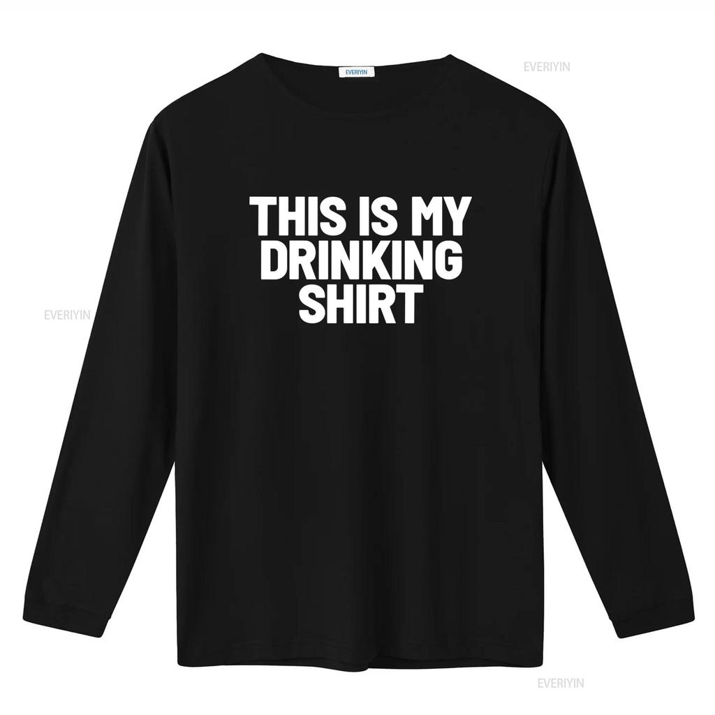 This Is My Drinking T Shirt Funny Drunk Meme vintage Washed designer clothes Casual Unisex Versatile fashion Stretched Soft