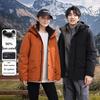 Men's Winter Waterproof Down Mountaineering Jacket: Casual, Fashionable, Lightweight, Luxurious Outdoor Workwear for All.