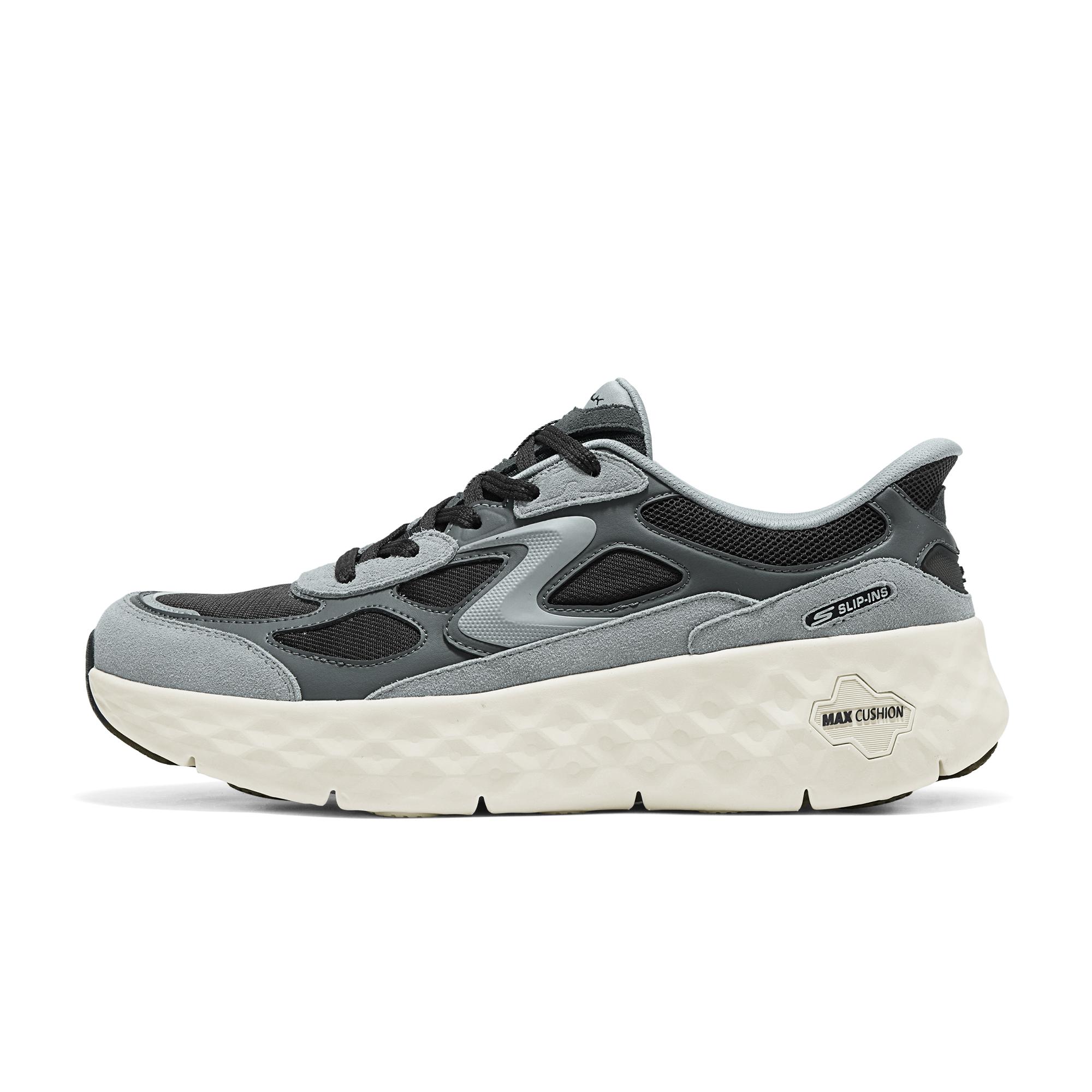 Skechers Go Walk Lace-Up Thick Sole Low-Top Running Shoes Men sneakers 217117-BKGY 39.5