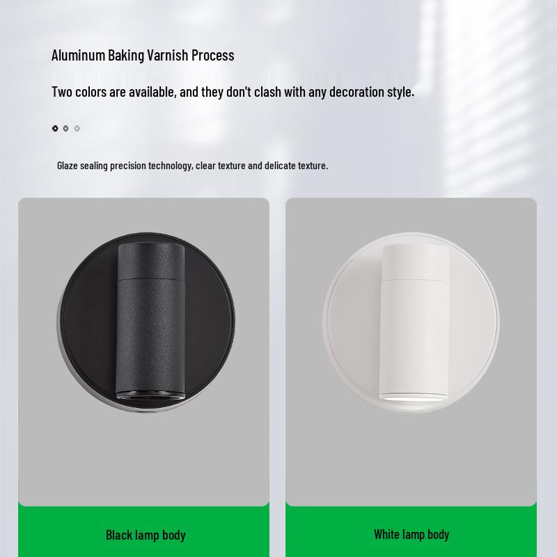 Wireless Magnetic Downlight Night Light: No-Drill Wall Spot for Bedroom and Bedside Reading