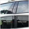 6pcs/set Glossy Black Window Door Deal B C Pillar Post Cover Sticker Fit For Buick Regal 5 Door Wagon 2018-2020