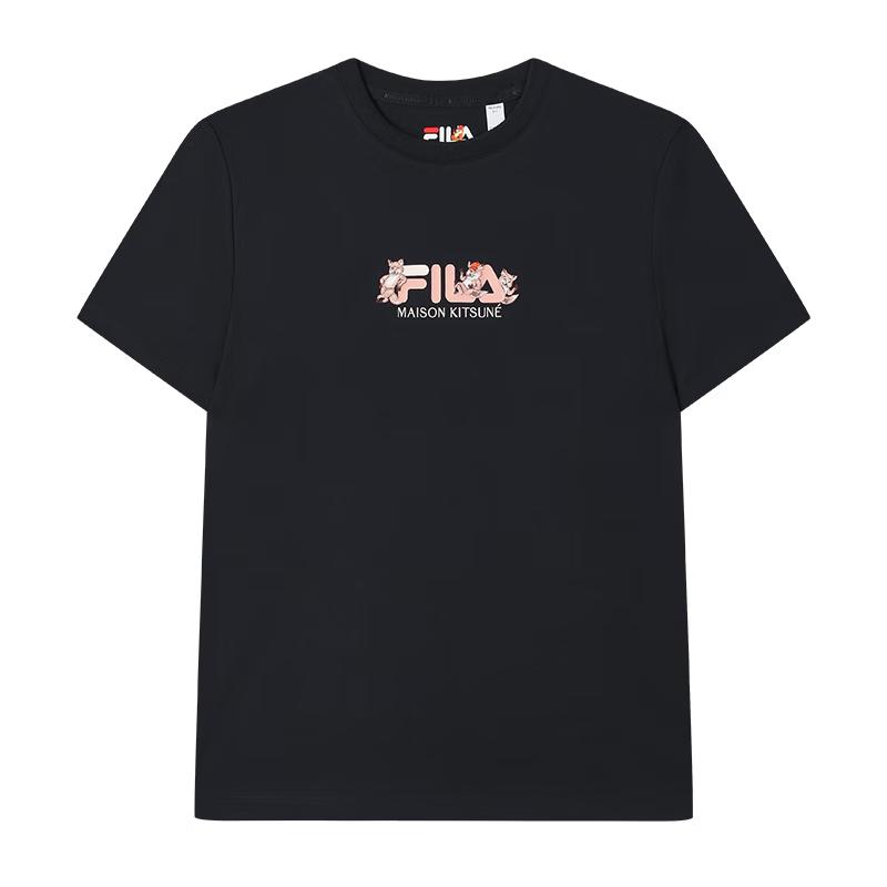 FILA Women s Han So-hee Collection Embroidered T-Shirt S