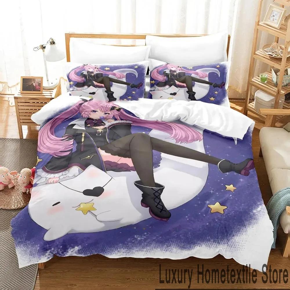Anime Nun Bedding Set Boys Girls Twin Queen Size Duvet Cover Pillowcase Bed Kids Adult Fashion Home Textileextile