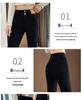Women's Spring High-Waisted Black Micro-Flare Jeans - Slimming, Nine-Point Style for Petite Frames, 2025 Collection