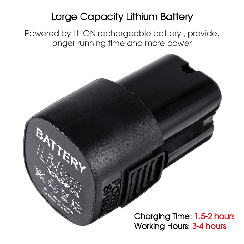 Electric Cordless Pruner Lithium-ion Pruning Shear Efficient Electric Scissors Bonsai Tree Branches Garden Tools Green / Red