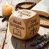 Wooden Quilting Decision Dice Office Stress-Relief Dice Funny Desk Work Dice Handmade Gag Gifts